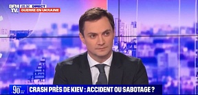 Alexander Makogonov,porte-parole de l'ambassade de Russie en France sur BFM TV Alexander Makogonov,porte-parole de l'ambassade de Russie en France sur BFM TV