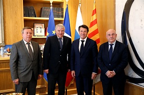 Sur la visite de S.E.l’Ambassadeur de Russie en France Alexey Meshkov dans la région Provence-Alpes-Côte-d’Azur, 9-12 mars 2018