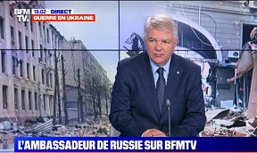Alexey Meshkov, Ambassadeur de Russie en France: "L'armée russe ne cible pas les civils"