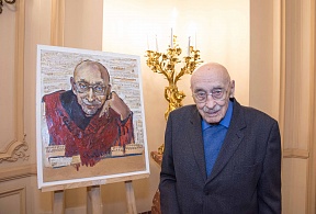 Sur la soirée solennelle à l’occasion du 90ème anniversaire du peintre russe Oscar Rabine, Paris, 23 mars 2018