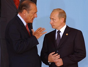 Le Président de la Fédération de Russie Vladimir Poutine a adréssé ses condoléances à Mme Bernadette Chirac