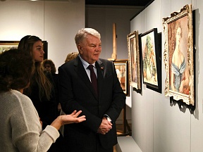 Le vernissage de l'exposition consacrée au 140e anniversaire de Zinaïda Serebriakova