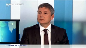 Artem Studennikov, ministre-conseiller de l'Ambassade de Russie en France, est l'invité du journal de TV5Monde, 30 mars 2018