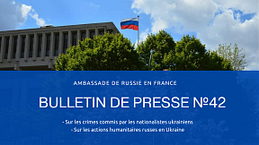BULLETIN DE PRESSE